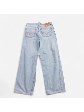 Vtg Levis Comfort Fit Mens Light Wash Jeans Orange Tab Straight Leg Faded Denim